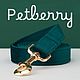 Заказать Бархатный поводок для собак в разных цветах. Petberry. Ярмарка Мастеров. . Поводки Фото №3