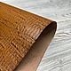 -60% Crocco Antique Sahara (0,8-1,0 мм), цв. Корич, натуральная кожа. Кожа. Prima Pelle (Марина). Интернет-магазин Ярмарка Мастеров.  Фото №2