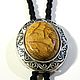 Заказать Галстук боло"Bolo tie Vincent"с камнем  (Яшма). Alxanderrusanov. Ярмарка Мастеров. . Галстуки Фото №3