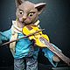 Ватные ёлочные игрушки Коты и кошечки. Игрушки. 'ВАТНАЯ ЛУНА' мастерская ватной игрушки (yuliya-zs9) (yuliya-zs9). Ярмарка Мастеров.  Фото №5