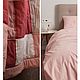 Лоскутное одеяло-покрывало (розовое) из вареного хлопка. Одеяла. Товары для дома. IZUMVILL. Ярмарка Мастеров.  Фото №6