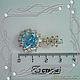 Snowflake (fantasy) - Au pendant gold 585, Topaz. Pendants. MaksimJewelryStudio. My Livemaster. Фото №5