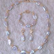 Украшения handmade. Livemaster - original item Necklace of Baroque pearls. Transformer.. Handmade.