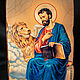 Wooden icon 'St. Mark the Apostle,'. Icons. ikon-art. My Livemaster. Фото №6