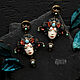 Earrings classic: ' Eastern Sisters'. Earrings. House Of The Moon Dew. Online shopping on My Livemaster.  Фото №2