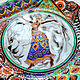 Декоративная тарелка "Африканский танец" африканский стиль. Тарелки декоративные. Декоративные тарелки Тани Шест. Ярмарка Мастеров.  Фото №5