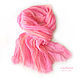 Batik Stole Pink Marshmallow Scarf Pressed Silk 100%, Scarves, Kislovodsk,  Фото №1