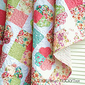 Для дома и интерьера handmade. Livemaster - original item There is a children`s patchwork quilt on THE CLEARING. Handmade.