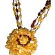 Order Amber beads long c flower natural stone gifts for women. BalticAmberJewelryRu Tatyana. Livemaster. . Beads2 Фото №3