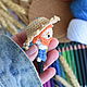Van Gogh knitted toy miniature. Miniature figurines. Natalie crochet flowers. My Livemaster. Фото №4