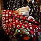 Christmas knitted plaid ' Christmas Classics'. Blankets. Ekaterina Rud ( stylish stones ). Online shopping on My Livemaster.  Фото №2