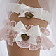 Garter for the bride wedding -Komplekt Happy. Garter. Wedding Dreams. Online shopping on My Livemaster.  Фото №2