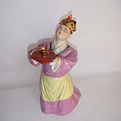 Винтаж handmade. Livemaster - original item Chinese Tea Ceremony Old China 1950s Porcelain Figurine. Handmade.
