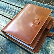 Сумки и аксессуары handmade. Livemaster - original item Leather notebook. Handmade.