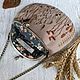 "Botanica"- сумочка из льна с ручной вышивкой. Сумка с фермуаром. Людмила (L&L accessories). Ярмарка Мастеров.  Фото №5