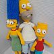Simpsons Stuffed animals:, Stuffed Toys, Kirov,  Фото №1