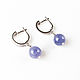 Bright blue earrings, English castle earrings, earrings gift. Earrings. Irina Moro. My Livemaster. Фото №5