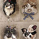Коты и собаки - аристократы (D100251) - рисовая бумага, А4, Бумага для скрапбукинга, Москва,  Фото №1
