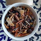 Сувениры и подарки handmade. Livemaster - original item Fruit and berry tea with rosehip root and black currant twigs. Handmade.