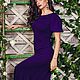 Заказать Теплое платье баклажан. Dudu-dress. Ярмарка Мастеров. . Платья Фото №3