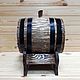 Wooden barrel for beer wine moonshine. Jars. SiberianBirchBark (lukoshko70). My Livemaster. Фото №5