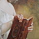 Girl with a book, oil painting on canvas, portrait of a girl. Pictures. myfoxyart (MyFoxyArt). My Livemaster. Фото №5