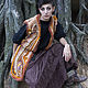 Knitted long vest "Autumn motives" freeform. Vests. asmik (asmik). Online shopping on My Livemaster.  Фото №2