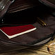 Деловая мужская сумка через плечо TNBag39. Мужская сумка. Никита Трофимов (nikita-trofimov). Ярмарка Мастеров.  Фото №5