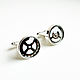 Cufflink silver plated Gear (large). Cuff Links. Linda (LKdesign). Online shopping on My Livemaster.  Фото №2