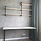 Заказать Стол/парта для школьника/студента в стиле лофт. WOOD LOFT (woodloftmsk). Ярмарка Мастеров. . Столы Фото №3