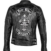 Материалы для творчества handmade. Livemaster - original item Biker large patch on the jacket /back Cross. Handmade.