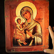 Картины и панно handmade. Livemaster - original item Icon of the Mother of God of Jerusalem with the Ark. Handmade.