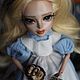 Monster high doll repaint, custom OOAK, Alice in Wonderland, Custom, Moscow,  Фото №1
