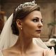 Pearl Wedding Tiara Elena, Bridal Crown, Tiaras, Moscow,  Фото №1