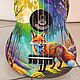 Укулеле "Лиса" гавайская гитара. Укулеле (гавайская гитара). Guitar & Ukulele art Studio. Ярмарка Мастеров.  Фото №4