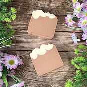 Косметика ручной работы handmade. Livemaster - original item Natural soap with melted cow`s milk and butter. Handmade.