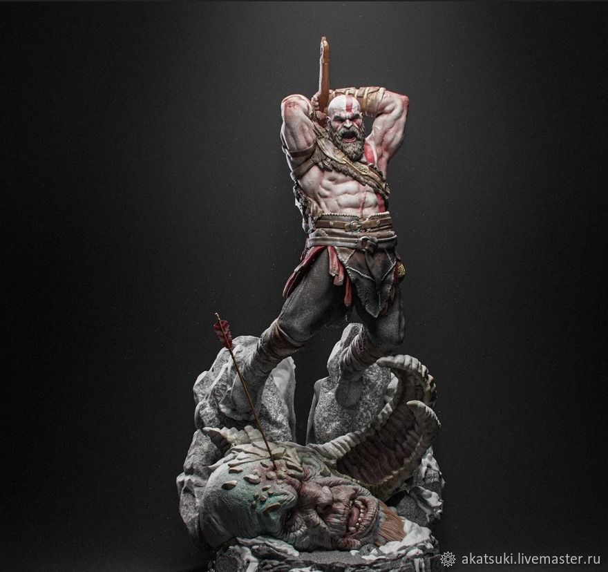 Кратос,Год оф Вар,God of War,Ragnarök в интернет-магазине Ярмарка ...