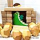 Фигурка дракона из дерева. Для сюжетных игр и декора. Новогодние сувениры. Мастер в кубе. Интернет-магазин Ярмарка Мастеров.  Фото №2