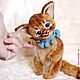 Аби котенок Diego. Абиссинские кошки. Коллекционная игрушка. Мягкие игрушки. Авторские мишки Натальи Толстыкиной (natalytools). Ярмарка Мастеров.  Фото №4