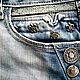 Винтаж: 42-44 р-р, новая джинсовая мини-юбка ZSY JEANS vogue cowboy series, Юбки винтажные, Бобров,  Фото №1