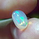 Кабошон Эфиопский Опал - 2,1 Ct ( 10*6,5*5,8 мм). Кабошоны. Сокрытое в Листве. Ярмарка Мастеров.  Фото №14