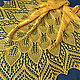 Openwork Shawl knitting Sunny melody Shawl gossamer. Shawls. Lace Shawl by Olga. Online shopping on My Livemaster.  Фото №2