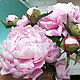 Пионы ручной работы из глины,интерьерные цветы. Элементы интерьера. fairy_flower54 (picturebeads). Интернет-магазин Ярмарка Мастеров.  Фото №2