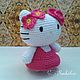 Hello Kitty амигуруми в розовом платье. Мини фигурки и статуэтки. Sonbahar. Ярмарка Мастеров.  Фото №4