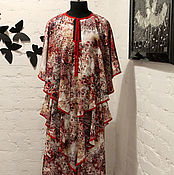 Одежда handmade. Livemaster - original item Evening dress with caped 