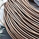 1 m Cord leather 2 mm BEIGE (746-TBEZH), Cords, Voronezh,  Фото №1