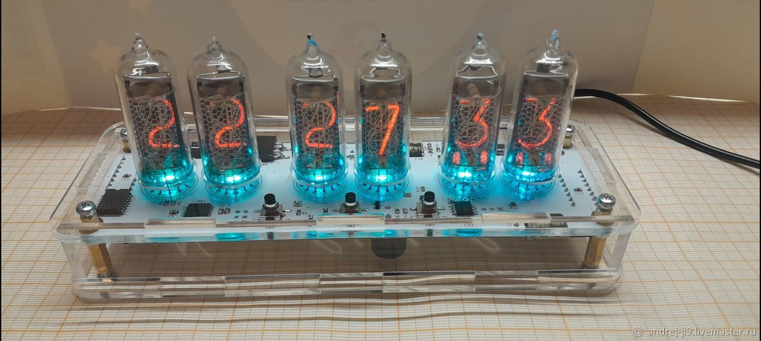 Часы ламповые: Часы на лампах ИН-14 в интернет-магазине Ярмарка ...