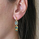 Order Quartz Mint Ring Earrings, Stylish Elegant Earrings. Irina Moro. Livemaster. . Congo earrings Фото №3