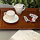 Винтаж: Поднос деревянный Nespresso, Кухонная утварь винтажная, Москва,  Фото №1