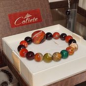 Украшения handmade. Livemaster - original item A bracelet made of beads: Bracelet made of stones for Capricorn 